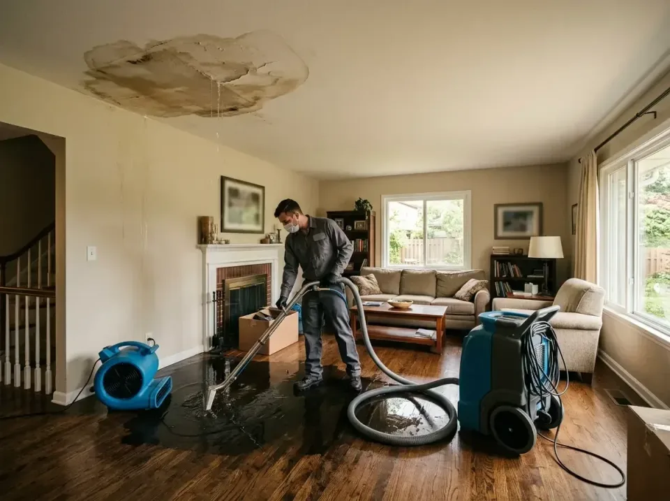 attic-pipe-burst-ceiling-drip-008 — frequently asked questions, Water Damage Restoration & Carpet Care in Sanatoga, PA